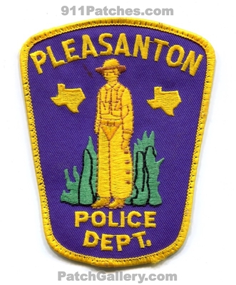 Pleasanton Police Department Patch (Texas)
Scan By: PatchGallery.com
Keywords: dept.