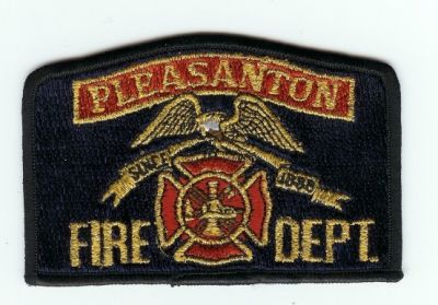 Pleasanton Fire Dept
Thanks to PaulsFirePatches.com for this scan.
Keywords: california department