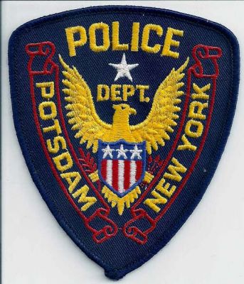 Potsdam Police Dept
Thanks to EmblemAndPatchSales.com for this scan.
Keywords: new york department