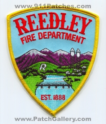 Reedley Fire Department Patch (California)
Scan By: PatchGallery.com
Keywords: dept. est. 1888