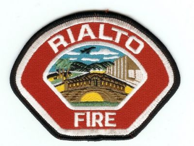 Rialto Fire
Thanks to PaulsFirePatches.com for this scan.
Keywords: california