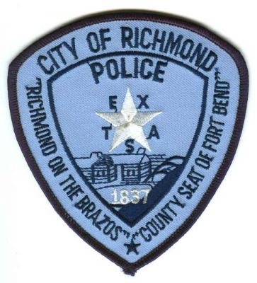 Richmond Police (Texas)
Scan By: PatchGallery.com
Keywords: city of