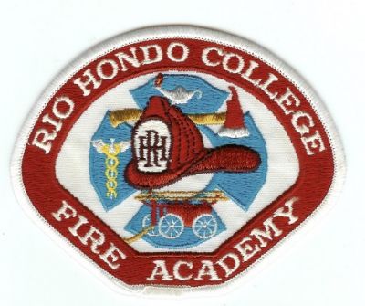 Rio Hondo College Fire Academy
Thanks to PaulsFirePatches.com for this scan.
Keywords: california