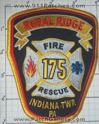 Rural Ridge Fire Rescue Department (Pennsylvania)
Thanks to swmpside for this picture.
Keywords: dept. indiana township twp. 175 pa