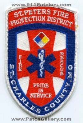 Saint Peters Fire Protection District (Missouri)
Scan By: PatchGallery.com
Keywords: st. rescue charles county mo pride in service