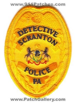 Scranton Police Department Detective (Pennsylvania)
Scan By: PatchGallery.com
Keywords: dept. pa.