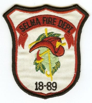 Selma Fire Dept
Thanks to PaulsFirePatches.com for this scan.
Keywords: california department