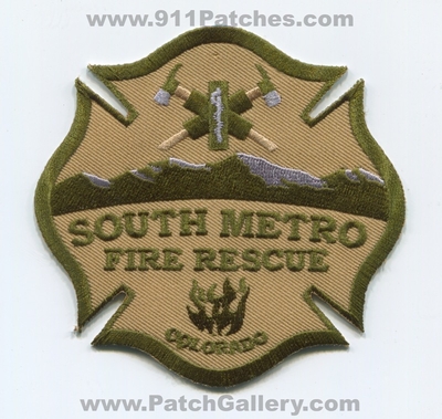 South Metro Fire Rescue Department Patch (Colorado)
[b]Scan From: Our Collection[/b]
Keywords: dept. smfra authority