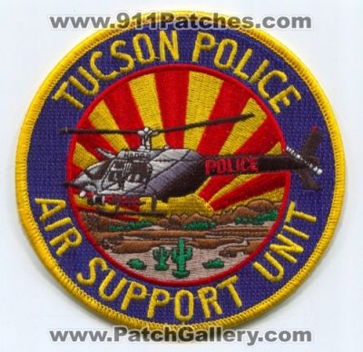 Tucson Police Department Air Support Unit (Arizona)
Scan By: PatchGallery.com
Keywords: dept. helicopter