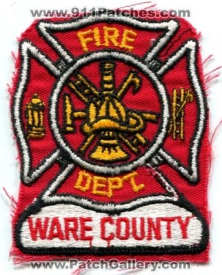 Ware County Fire Department (Georgia)
Scan By: PatchGallery.com
Keywords: dept.