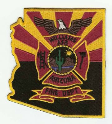 Williams AFB Fire Dept
Thanks to PaulsFirePatches.com for this scan.
Keywords: arizona department air force base usaf