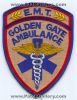 Filename=Golden-Gate-Ambulance-EMT-EMS-Patch-California-Patches-CAEr.jpg
Filesize=143KiB
Dimensions=389x500
Date added=Oct 24, 2015 Golden-Gate-Ambulance-EMT-EMS-Patch-California-Patches-CAEr.jpg