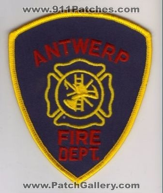 Antwerp Fire Dept (New York)
Thanks to diveresq5 for this scan.
Keywords: department
