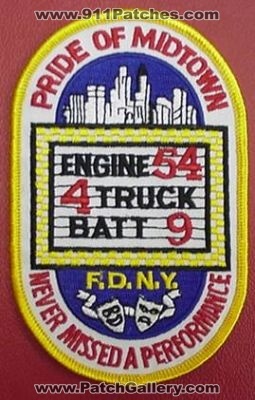 FDNY Fire Engine 54 Truck 4 Battalion 9 (New York)
Thanks to HDEAN for this picture.
Keywords: department