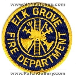 Elk Grove Fire Department (California)
Thanks to PaulsFirePatches.com for this scan.
