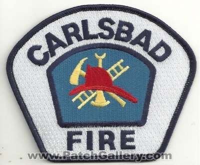 Carlsbad Fire Department Patch (California)
Thanks to Ronnie5411 for this scan.
Keywords: dept.