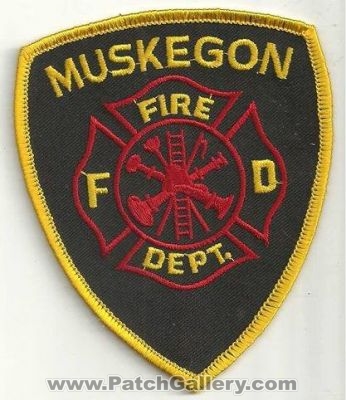 Muskegon Fire Department Patch (Michigan)
Thanks to Ronnie5411 for this scan.
Keywords: dept.