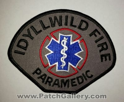 Idylwild Fire Department Paramedic Patch (California)
Thanks to TEgan for this picture.
Keywords: dept.