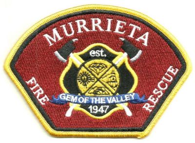 CALIFORNIA Murrieta
This patch is for trade
