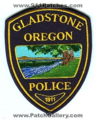 Gladstone Police (Oregon)
Scan By: PatchGallery.com
