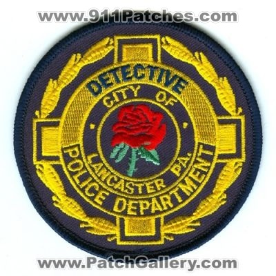 Lancaster Police Department Detective (Pennsylvania)
Scan By: PatchGallery.com
Keywords: city of