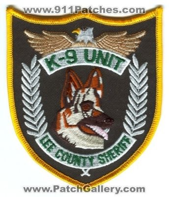 Lee County Sheriff K-9 Unit (Florida)
Scan By: PatchGallery.com
Keywords: k9