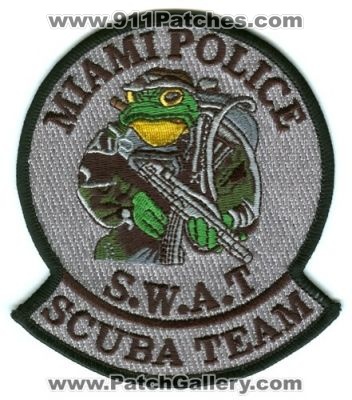 Miami Police SWAT SCUBA Team (Florida)
Scan By: PatchGallery.com
Keywords: s.w.a.t. dive