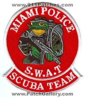 Miami Police SWAT SCUBA Team (Florida)
Scan By: PatchGallery.com
Keywords: s.w.a.t. dive