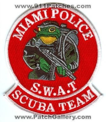 Miami Police SWAT SCUBA Team (Florida)
Scan By: PatchGallery.com
Keywords: s.w.a.t. dive