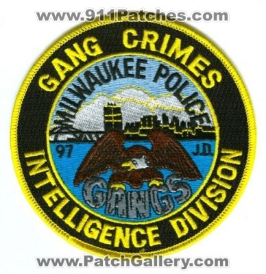 Milwaukee Police Gang Crimes Intelligence Division (Wisconsin)
Scan By: PatchGallery.com
