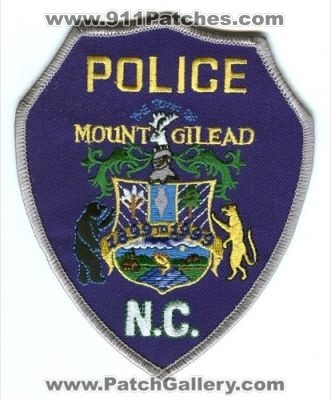 Mount Gilead Police (North Carolina)
Scan By: PatchGallery.com
