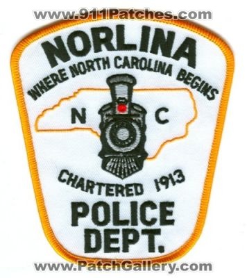 Norlina Police Department (North Carolina)
Scan By: PatchGallery.com
Keywords: dept