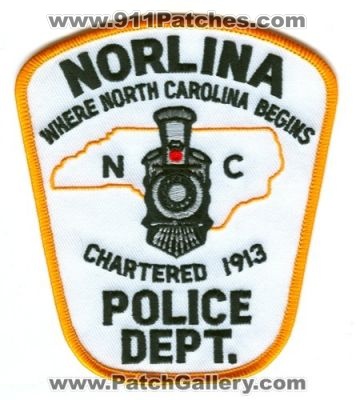 Norlina Police Department (North Carolina)
Scan By: PatchGallery.com
Keywords: dept