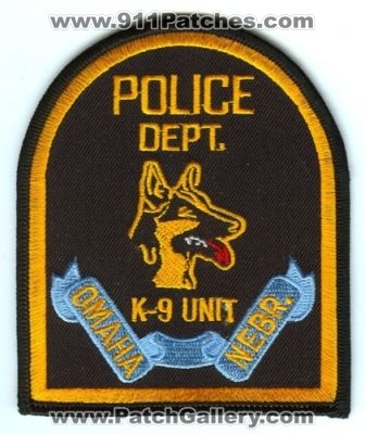 Omaha Police Department K-9 Unit (Nebraska)
Scan By: PatchGallery.com
Keywords: dept k9