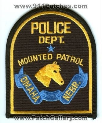 Omaha Police Department Mounted Patrol (Nebraska)
Scan By: PatchGallery.com
Keywords: dept