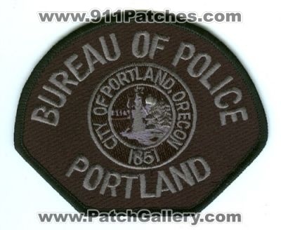 Portland Bureau of Police (Oregon)
Scan By: PatchGallery.com
Keywords: city of