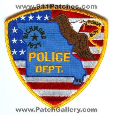 Richmond Police Department (Missouri)
Scan By: PatchGallery.com
Keywords: dept