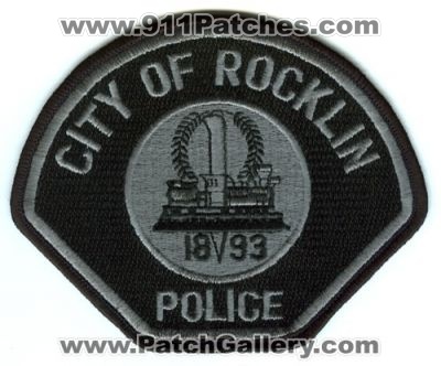 Rocklin Police (California)
Scan By: PatchGallery.com
Keywords: city of