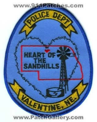Valentine Police Department (Nebraska)
Scan By: PatchGallery.com
Keywords: dept