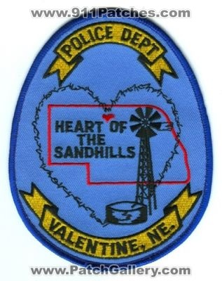 Valentine Police Department (Nebraska)
Scan By: PatchGallery.com
Keywords: dept