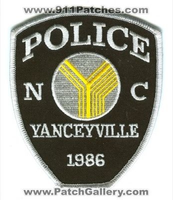 Yanceyville Police (North Carolina)
Scan By: PatchGallery.com
