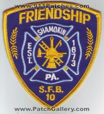 Friendship Fire (Pennsylvania)
Thanks to Dave Slade for this scan.
Keywords: shamokin s.f.b. sfb 10