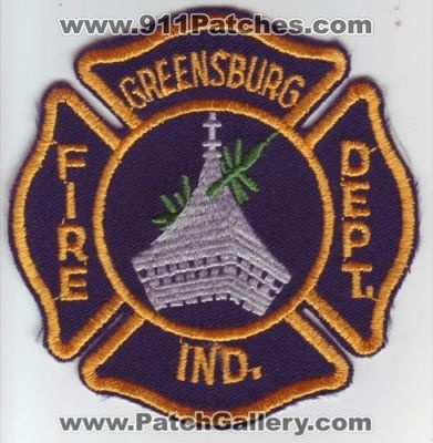 Greensburg Fire Department (Indiana)
Thanks to Dave Slade for this scan.
Keywords: dept