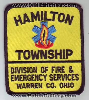 Hamilton Township Division of Fire & Emergency Services (Ohio)
Thanks to Dave Slade for this scan.
County: Warren
Keywords: and