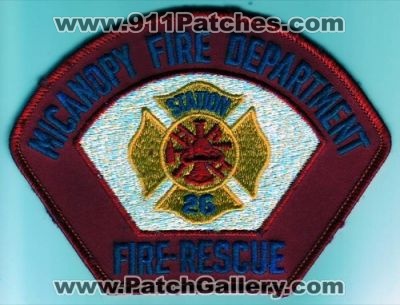 Micanopy Fire Department Station 26 (Florida)
Thanks to Dave Slade for this scan.
Keywords: rescue