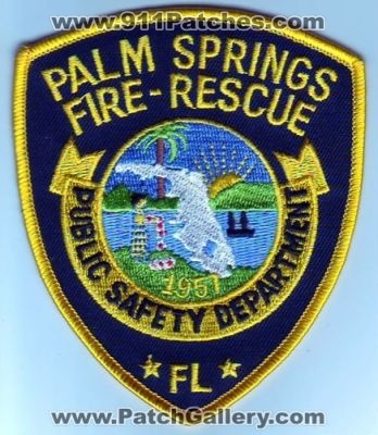 Palm Springs Fire Rescue (Florida)
Thanks to Dave Slade for this scan.
Keywords: public safety department dps