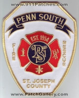 Penn South Fire Rescue (Indiana)
Thanks to Dave Slade for this scan.
County: Saint Joseph
Keywords: st