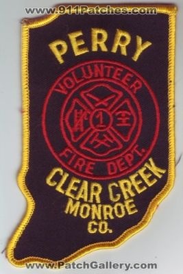 Perry Clear Creek Volunteer Fire Department (Indiana)
Thanks to Dave Slade for this scan.
County: Monroe
Keywords: dept 1