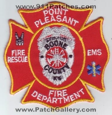 Point Pleasant Fire Department (Kentucky)
Thanks to Dave Slade for this scan.
County: Boone
