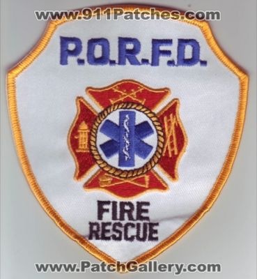P.O.R. Fire Department (Illinois)
Thanks to Dave Slade for this scan.
Keywords: porfd p.o.r.f.d. rescue